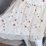 Altared State babydoll dress mesh embroidered Floral Embroidered tiered Medium Pink Size 2 Photo 5