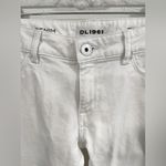 DL1961 Riley Boyfriend White Distressed Cropped Jeans 28 US 6 EUC Photo 2