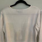 Quacker Factory Quaker Factory White pullover sweater with autumn leaves Size 8 Photo 8