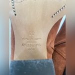 Valentino Garavani Tan Suede Rockstud Double Buckle 50mm Cowboy Ankle Boots EU38 Photo 9