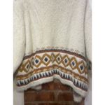 a.n.a  Fuzzy Boho South Western Open Cardigan M Cream Photo 8