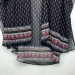 Live 4 Truth Women’s Paisley Print Boho Chiffon Cover Up/Kimono/Tunic/Cardigan Sz M Photo 1
