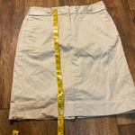 J.Crew J. Crew Skirt Tan Size 0 Pockets Cotton Spandex Fitted Casual Workwear Khaki Photo 4