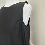 Loft  Black Sleeveless Dress with Eyelet Trim Small NWT Photo 2