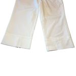 Adidas  Climacool Stretch Golf Capri‎ Pants Stretch Button Flap White Women 8 Photo 5
