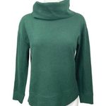 Banana Republic  Blue Green Ribbed Turtleneck Long Sleeve Pullover Sweater Top S Photo 0