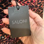 SALONI Dress Karla Silk Salmon Leopard‎ Print Sheath NWT Sz 4 Pink Photo 7