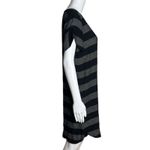 Loft Dress Womens Medium Black White Dot Wide Stripe Shift Neutral Minimalist Photo 1