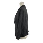 Brooks Brothers  Womens Size 10 Wool Angora Blazer Jacket Single Button in Gray Photo 8