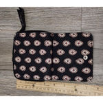 Vera Bradley  Wallet Compact Zip‎ Around Paisley Print Black Small Photo 2