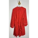 BEDHEAD Pajamas Heart Dot Stretch Organic Cotton Jersey Robe in Tiny Hearts L/XL Red Size L Photo 8