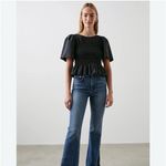 Rails NEW Women's Rosie Top Black Smocked Size XS Photo 1