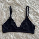 SKIMS Fits Everybody Triangle Bralette Onyx Size Medium Photo 1