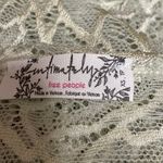 Free People In My Head Green Long Sleeve Mesh Sheer Lace Bodysuit Top Size XS Photo 4