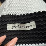 Pristine sz‎ S Black & White Striped Textured Mini Skirt Photo 3