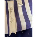 Petticoat Alley Blue Polka Striped Faux Wrap Sleeveless Mini Tank A-Line Dress S Photo 2