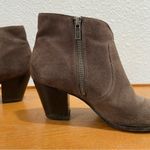 Frye  Jennifer Brown Suede Leather Zip Up Ankle Boots Women’s Size 7 Photo 4