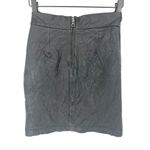 Zadig & Voltaire Leather Julipe Skirt in Black Photo 12