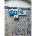 Rebellion  Again Duster Kimono Cover Up Lace‎ Trim Boho Festival S Cottagecore Photo 2