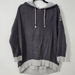 Victoria's Secret  Gray Oversized Long Sleeve Tunic Hoodie Photo 0