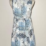 Vera Wang PRINCESS | Dress Ruffle Detail Blue Print Photo 2