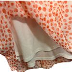 Roz & Ali Roz & Ali Mesh Dot Print Popover Blouse Top Orange Size 1X Feminine Romantic Photo 13