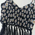 LA Hearts Black Daisy Crop Top PacSun L.A. Hearts Fringe Size Small Photo 7