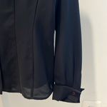 Laura Scott  women’s black blouse, size 10 Photo 2