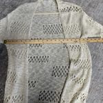 Grecerelle Cream Open Knit Lightweight Boho Cardigan Orange Size M Photo 3
