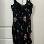 Slate + Willow FLAWED Black Floral Sleeveless Dress Size 6 US Photo 4