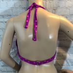 Apt. 9  Halter Top Bikini Purple Pink Polka Dots L Photo 7