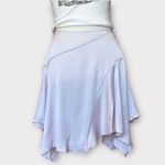 Free People NWOT  Slim Shine Asymmetrical Skirt in Lilac Photo 4
