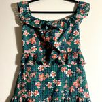 Tularosa  Kelly Green Floral Lily Dress size M C6 Photo 5