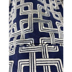 ORIGINAL MILLY OF NEW YORK Size 4 NAVY BLUE WHITE CHAIN STRAP Short DRESS Photo 7