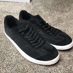 GREATS Brooklyn Black Suede Nylon Fashion Sneakers Size 7.5 Photo 0