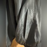 EUC FUDA International Blue 100 % silk bomber jacket size medium Photo 3