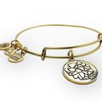 ALEX AND ANI  ❤︎︎ Because I Love You Mom Expandable Bangle Bracelet ❤︎︎ Gold ❤︎︎ Photo 14