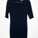 Vince Tuckernuck Black Elbow Sleeve Viscose Dress Size Small Photo 0