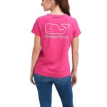 Vineyard Vines NWOT  Hot Pink Vintage Whale Short Sleeve Graphic Pocket Tee Photo 1