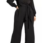 City Chic  Women's Trendy Synthesis Jumpsuit Black Size 20 wide leg Photo 10