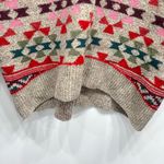 Aeropostale  Geometric Design Sweater With Reverse Knit Long Sleeves Size Large Photo 6