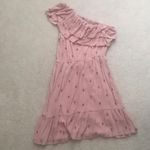 Mossimo Supply Co Light Pink Print One-Shoulder Dress (NWOT) Photo 1