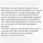 We Wore What  Oversized Sweatshirt & Sweatpants Set, Large Photo 7