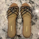 Kaanas  Santorini Infinity Sandal Black Size 6 NWT Photo 3