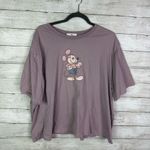 Disney Mickey Mouse Genuine Mousewear T-Shirt for Women – Plum Photo 0