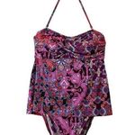 Garnet Hill  Strapless One Piece Swimsuit NEW Size 12 Photo 0