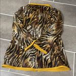 Alice Arthur Leather Reversible Jacket size 14/16 Yellow Photo 5