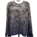 Vince Camuto Leopard Print Ombré Top Blouse Photo 1