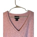 Cynthia Rowley Pink Wool Blend V-Neck Long Sleeve Stylish Sweater Women Sz 1X Photo 2