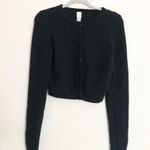 Alo Yoga  Snuggle Up Sweater Cropped Cardigan Black XS Photo 4
